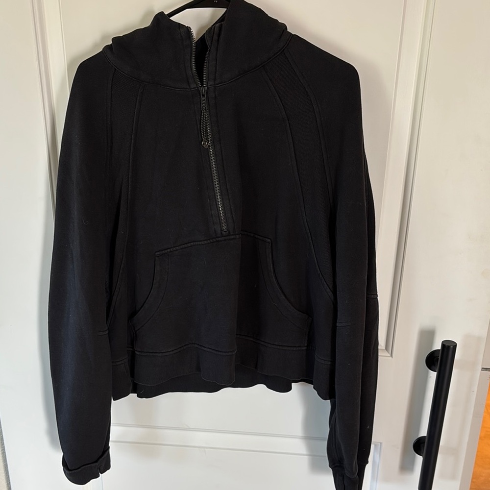 lululemon athletica Black Cowl Neck Sweater